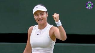 British sensation Emma Raducanu's outrageous lob | Wimbledon 2024