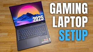 FIRST THINGS to do with your New Gaming Laptop (Tips and Tricks / Setup)