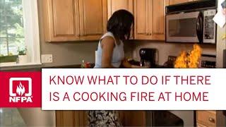 Know What to Do If There Is a Cooking Fire at Home