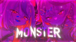 Nightcore - Monster (Lyrics)