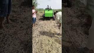 Tractor mounted use round hay baler grass square baler straw square baler