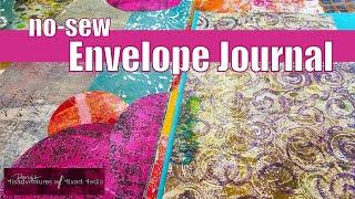 No-sew Envelope Journal Tutorial #makerscreativecollab2024 #mixedmediaenvelopejournal