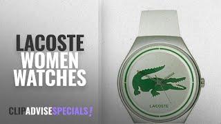 10 Best Selling Lacoste Women Watches [2018 ]: Lacoste Women's 2000847-VALENCIA White/Green Watch