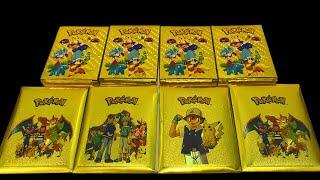 MOST EXPENSIVE PURE GOLD POKEMON GOLD CARDS | ONLY POKEMON GOLDEN CARDS OPENING #pokemon #pokémon