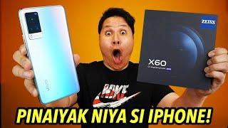 VIVO X60 - PINAIYAK NIYA SI IPHONE GAMIT ANG BAGONG ZEISS CAMERA!