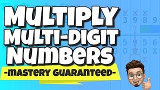 How to Multiply Multi Digit Numbers| Multiplication 5th Grade