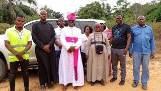 DÉPART DE MGR ABEL LILUALA A LOAKA DANS LE MAYOMBE ; VISITE DE L'ANNEXE DE KAKAMOEKA ET RETOUR A P/N