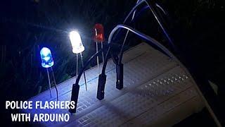 How To Make Police Light With Arduino || Police Flashers || Simple Project || Drab Tech