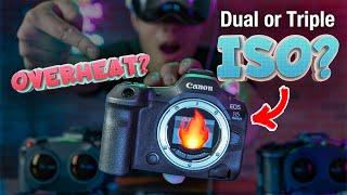 Triple-Base ISO debunked! Canon R5 Mark II Noise & Overheating Test vs. R5C