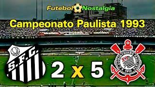 Santos 2 x 5 Corinthians - 21-03-1993 ( Campeonato Paulista )