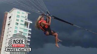 Woman Survives After Parasailing Rope Snaps