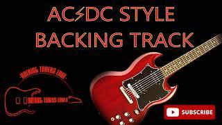 AC/DC STYLE Backing Track in E minor