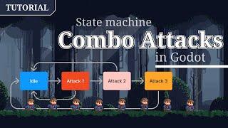 Tutorial: Adding COMBO ATTACKS to our state machine player controller in Godot 3.5