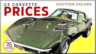 C3 Corvette AUCTION PRICES