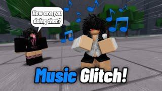 This SIMPLE Glitch Will Allow You To Play MUSIC in The Strongest Battlegrounds | #tsb #tsbg