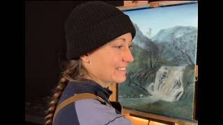 "Whispering Emerald Falls" Oil Painting Tutorial #27 by Kaylee Rakowski