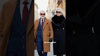 Milanese Couple #milanstreetstyle #fashionstyle #fashion #style