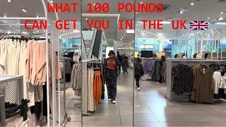 CLOTHING STORES IN THE UK  // WHAT 100 POUNDS CAN GET YOU IN THE UK 