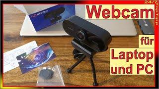 Webcam für Laptop & PC  Zoom Skype Webex FaceTime schärfer sehen  [ externe USB HD Webcam ] Review