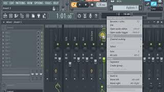 How To Group Your Mixer Inserts Faster In Fl Studio 12
