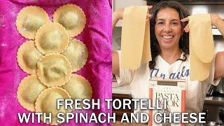 Fresh Spinach And Cheese Ravioli—Step-By-Step with Carla