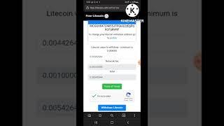 free-litecoin.com payment proof | Earn litcoin for free | 500000litoshi withdrawal proof