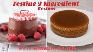 TESTING 2 INGREDIENT RECIPES BY 5 MINUTE CRAFTS | Trying Viral 2 Ingredient Recipes | Hunger Plans