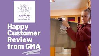 Lotus Sustainables ️ Happy Customer Review from GMA