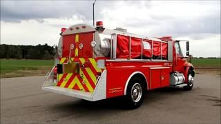 INTERNATIONAL DURASTAR PUMPER / TANKER FIRE TRUCK FOR SALE