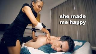 ASMR: I Tried the PREMIUM VIP Outcall Full Body Oil Massage! (Back, Neck, Shoulder, Head Massage)