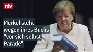 Merkel steht wegen ihres Buchs "vor sich selbst Parade" - Memoiren der Ex-Kanzlerin | ntv