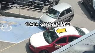 Taxi driver damaged OKU Kanchil wiper screen. Horrible Driver 