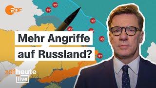 Neue Ukraine-Strategie: Russlands Militärbasen im Visier? | Militärexperte Lange bei ZDFheute live