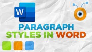 Paragraph Styles | Microsoft WORD for Beginners