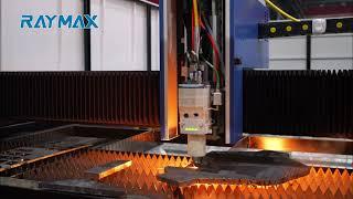 RAYMAX CNC FIBER LASER CUTTING MACHINE RX-6020 With Pipe Cutting System