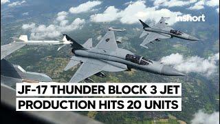 Pakistan's JF-17 Thunder Block 3 Production Surpasses 20 Units | InShort