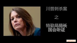 川普被刺案 - 美国特勤局国会听证 (Director of US Secrete Service)