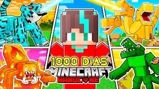 🟥Sobreviví 1000 DÍAS en Minecraft HARDCORE! - (PELICULA COMPLETA)