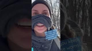 Nose Warmer Ideas Needed #hiking #snow #winter