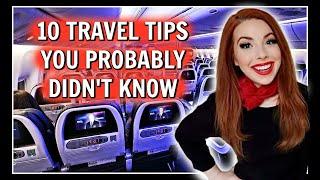 TOP 10 Travel Tips & Tricks From A Flight Attendant