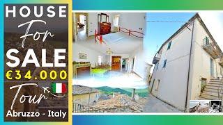 Buy House in Italy with spectacular views of the hills | Cheap Property for sale in Abruzzo