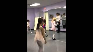 Chantal in dance school