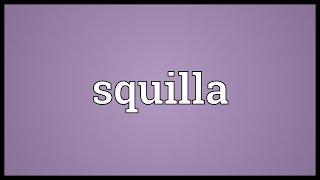 Squilla Meaning