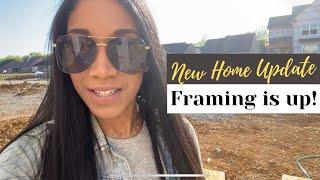 Week 4 - New Home Construction Process - We have a frame!