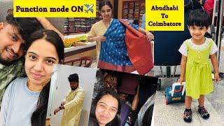 Abudhabi to Coimbatore | function mode on 