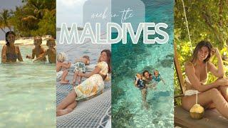 MALDIVES VLOG! Kids learned to snorkel, dolphin boat ride, sailing, and so much beach time