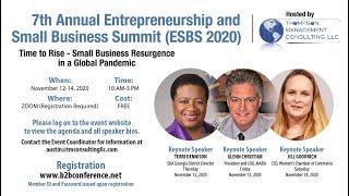 DAY 3 - 7th Annual Entrepreneurship and Small Business Summit (ESBS 2020)