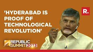 Former Andhra Pradesh CM Chandrababu Naidu Speaks On Technocracy | Republic Summit 2023