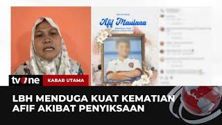 LBH Temukan Luka Lebam di Tubuh Remaja dalam Kasus Siswa SMP Tewas di Padang | tvOne