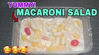 HOW TO MAKE MACARONI SALAD | YSELLE GAGARIN